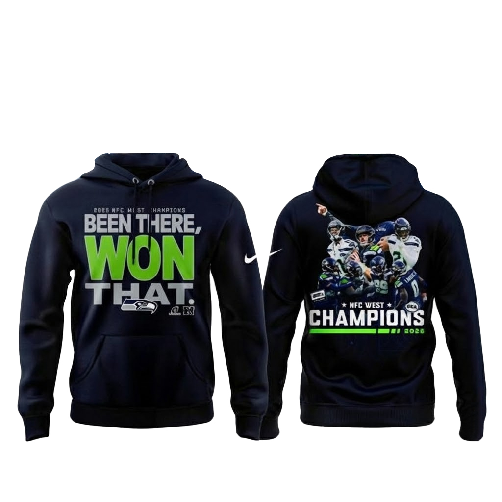 Seattle Seahawks NFC West Champions 2025 Been There Won That Shirt 2 Seattle Seahawks NFC West Champions 2025 Been There Won That Shirt - Image 2