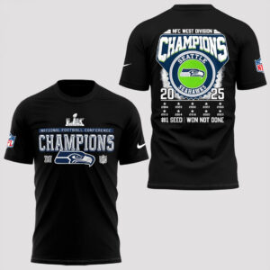 Seattle Seahawks NFC West Division Champions Won Not Done Shirt
