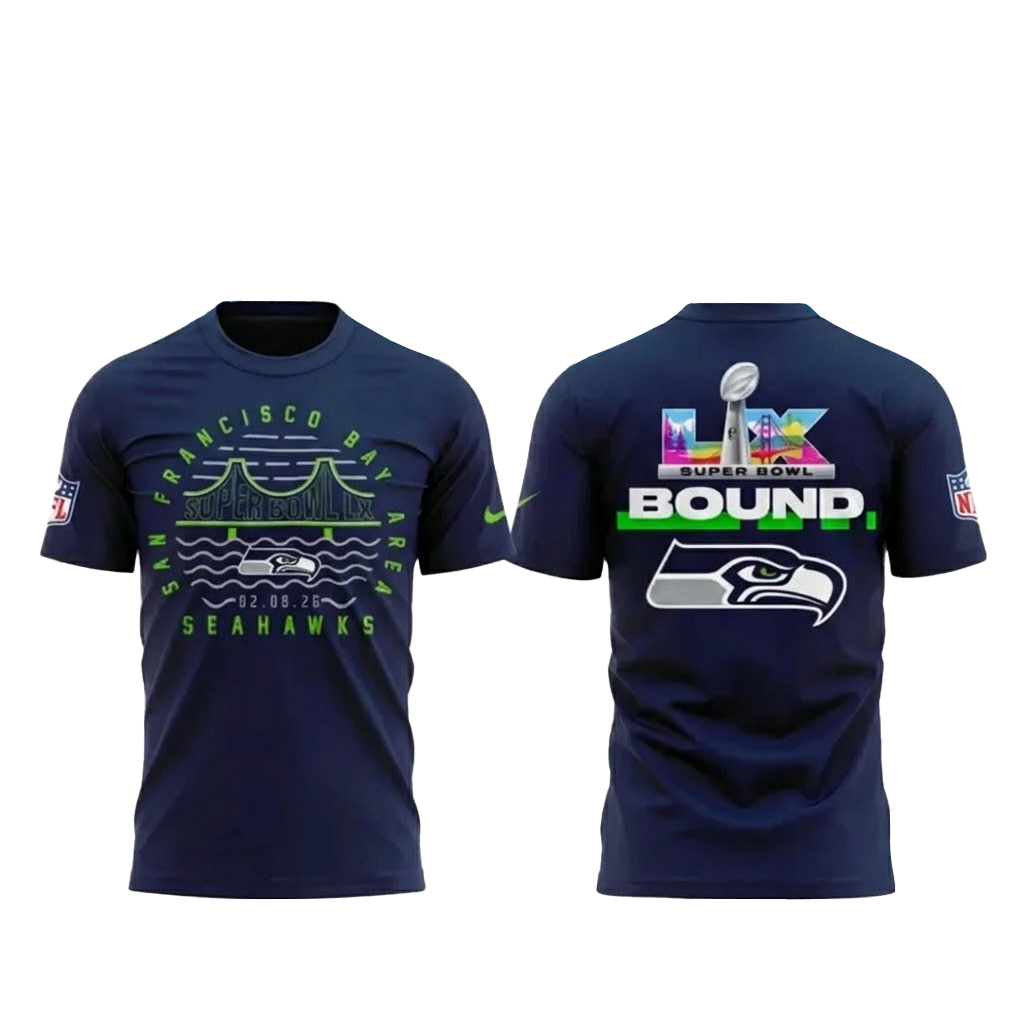 Seattle Seahawks Super Bowl LX Bound Shirt 1 Seattle Seahawks Super Bowl LX Bound Shirt