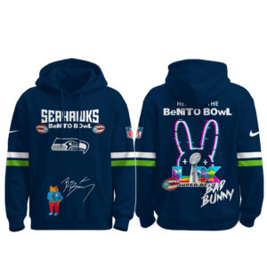 Seattle Seahawks x Bad Bunny Super Bowl 2026 Hoodie