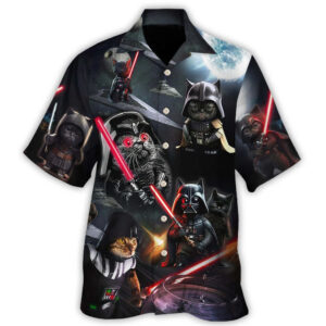 Star Wars Cat Darth Vader Hawaiian Shirt