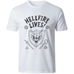 Stranger Things El Lives Dustin Hellfire Lives T-Shirt