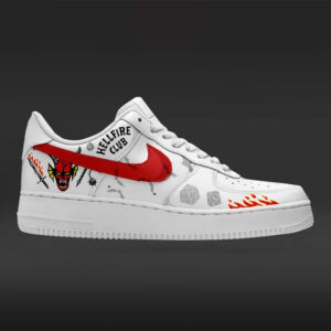 Stranger Things Hellfire Club Air Force 1 Shoes Sneakers Version 2