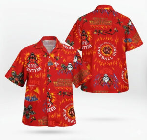 Stranger Things Hellfire Club Hawaiian Shirt