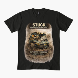 Stuck Forward Is No Longer An Option-Capybara Tour 2026 T-Shirt