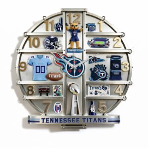 Tennessee Titans Home Decorative 3D Wall Clock