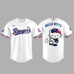 Texas Rangers x Hello Kitty Night 2026 Baseball Jersey