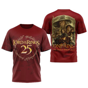 The Lord Of The Rings 25Th Anniversary One Ring T-Shirt 2026