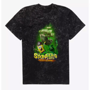 The SpongeBob Movie Flying Ghost Ship Wash T-Shirt
