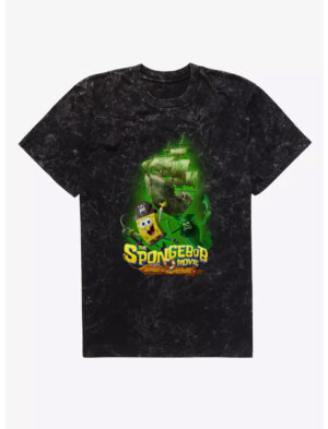 The SpongeBob Movie Flying Ghost Ship Wash T-Shirt