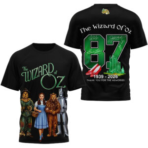 The Wizard Of Oz 87Th Anniversary 2026 Thank You For The Memories Shirt