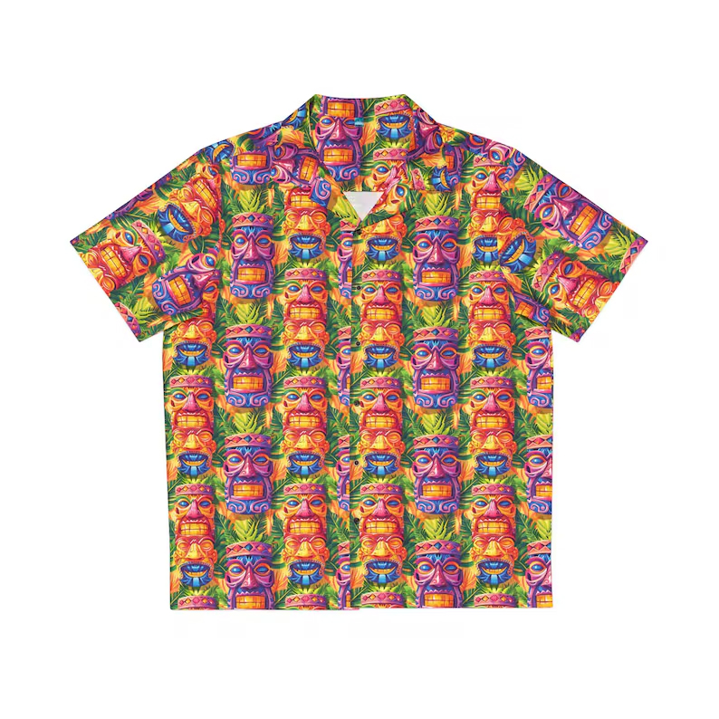 Tiki Hawaiian Shirt 1 Tiki Hawaiian Shirt