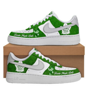 Toronto Maple Leafs St. Patrick’s Day 2026 Air Force 1 Shoes Sneakers