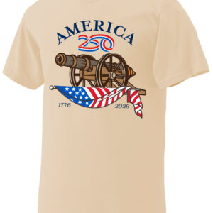 United States 250th Year Anniversary Cannon T-Shirt