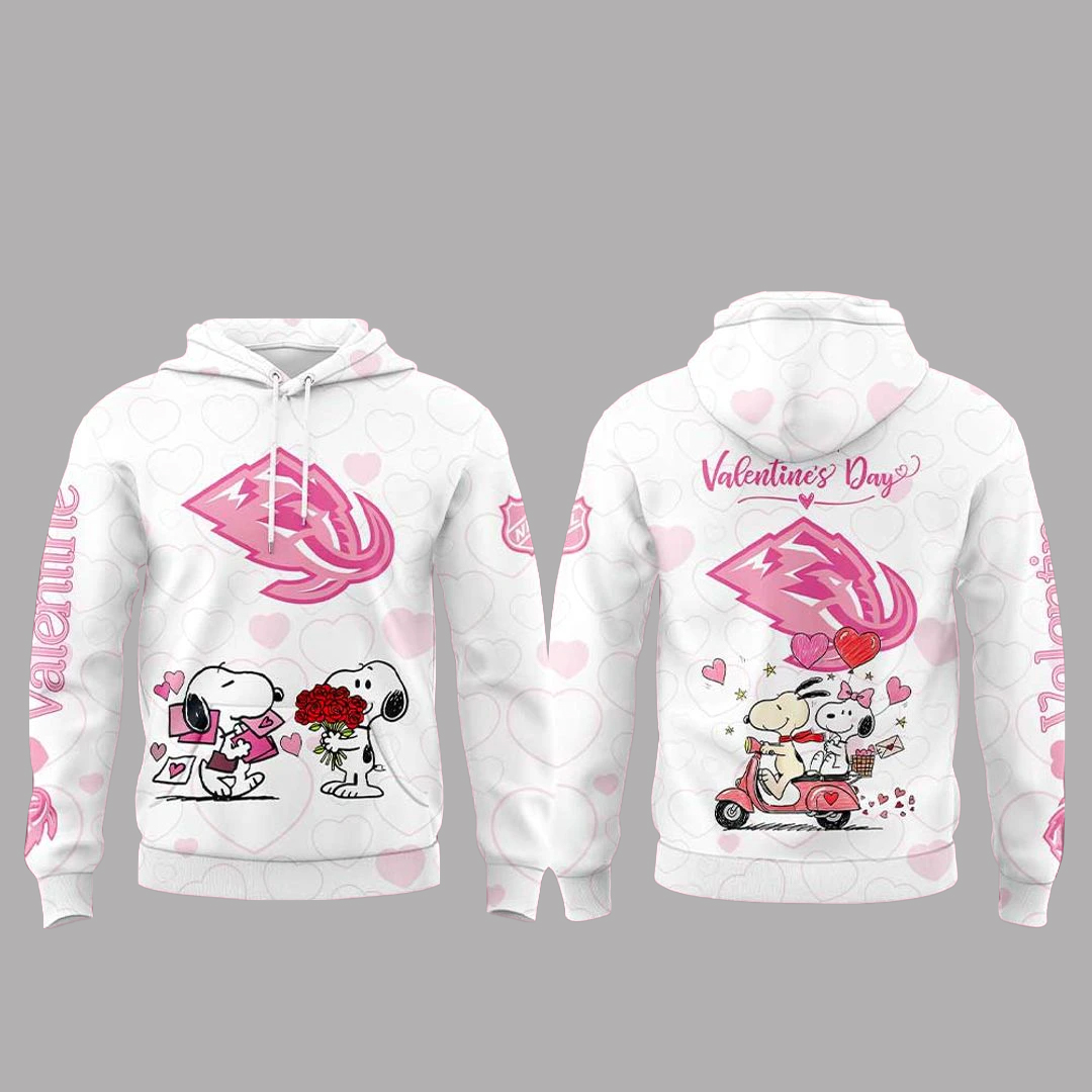 Utah Mammoth x Peanuts Happy Valentine Day 2026 Shirt 2 Utah Mammoth x Peanuts Happy Valentine Day 2026 Shirt - Image 2