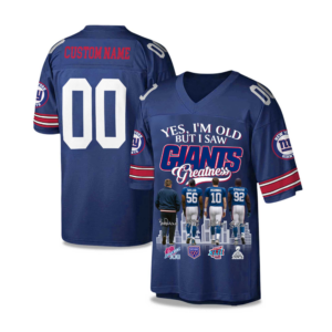 Custom Yes, I’m Old But I Saw Giants Greatness 2025 Baseball Jersey