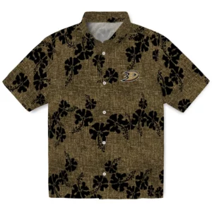 Anaheim Ducks Hawaiian Shirt - 50th State Flower