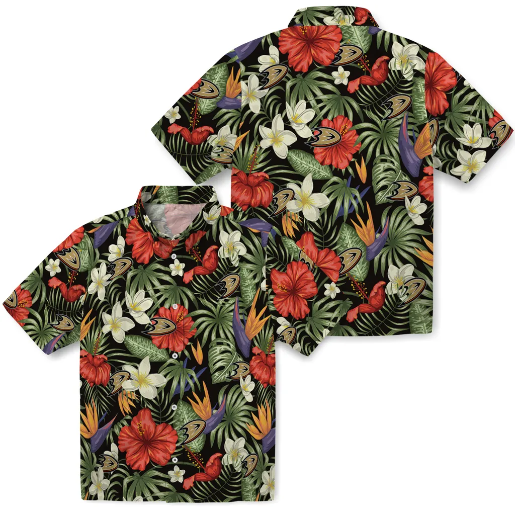 Anaheim Ducks Hawaiian Shirt - Hawaii Floral Hibiscus 3 Anaheim Ducks Hawaiian Shirt - Hawaii Floral Hibiscus - Image 3
