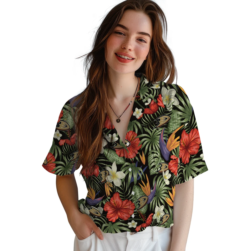 Anaheim Ducks Hawaiian Shirt - Hawaii Floral Hibiscus 4 Anaheim Ducks Hawaiian Shirt - Hawaii Floral Hibiscus - Image 4