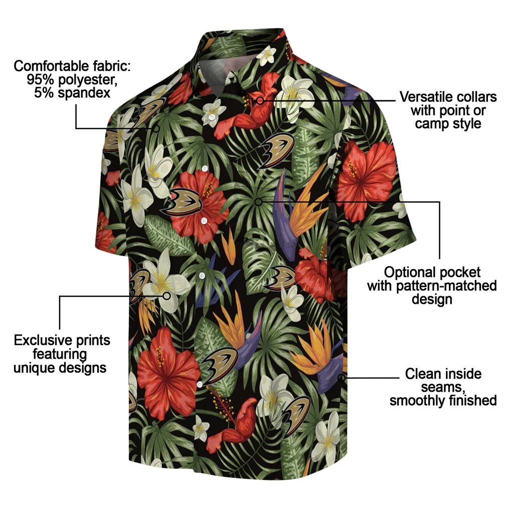 Anaheim Ducks Hawaiian Shirt - Hawaii Floral Hibiscus 5 Anaheim Ducks Hawaiian Shirt - Hawaii Floral Hibiscus - Image 5