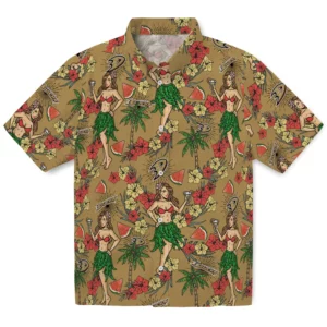 Anaheim Ducks Hawaiian Shirt - Hawaiian Girls Design