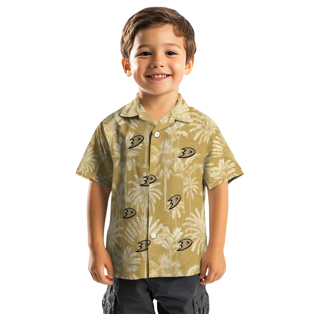 Anaheim Ducks Hawaiian Shirt - Vintage Palm Tree 7 Anaheim Ducks Hawaiian Shirt - Vintage Palm Tree - Image 7