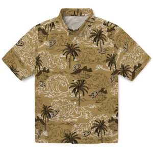 Anaheim Ducks Hawaiian Shirt - Wave Palm
