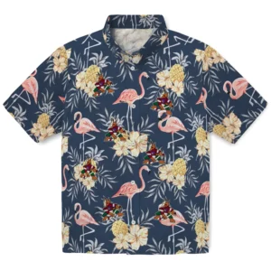 Arizona Coyotes Hawaiian Shirt - Flamingo Hibiscus