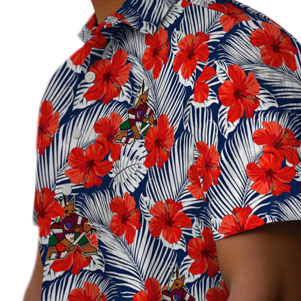 Arizona Coyotes Hawaiian Shirt - Hibiscus Fiesta 8 Arizona Coyotes Hawaiian Shirt - Hibiscus Fiesta - Image 8