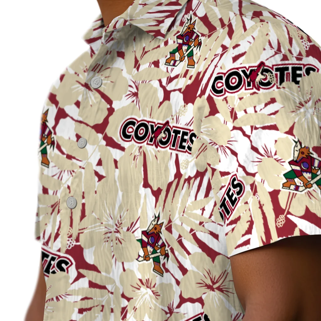Arizona Coyotes Hawaiian Shirt - Hibiscus Overlay 8 Arizona Coyotes Hawaiian Shirt - Hibiscus Overlay - Image 8