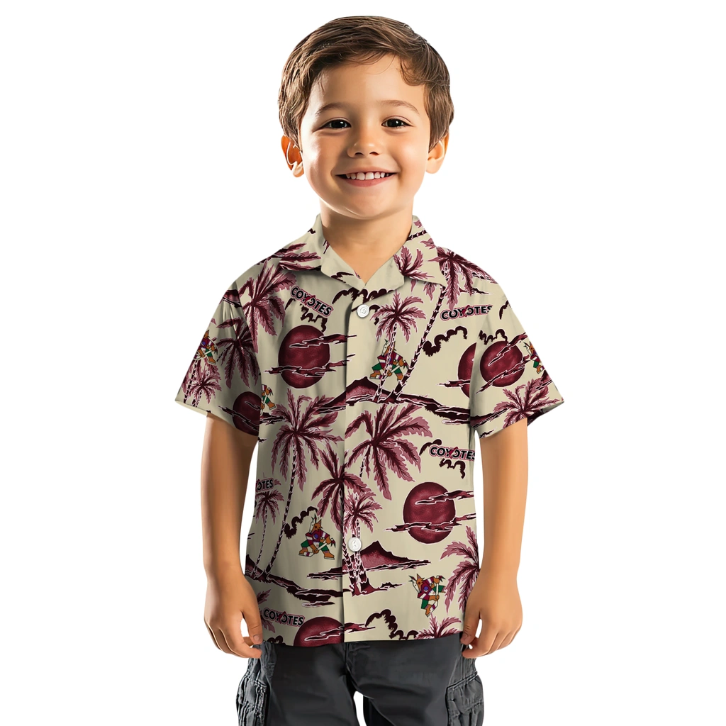 Arizona Coyotes Hawaiian Shirt - Palm Sunset 7 Arizona Coyotes Hawaiian Shirt - Palm Sunset - Image 7