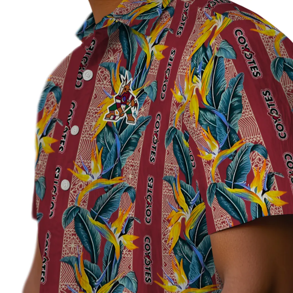 Arizona Coyotes Hawaiian Shirt - Paradise Vines 8 Arizona Coyotes Hawaiian Shirt - Paradise Vines - Image 8