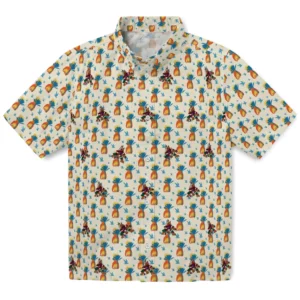 Arizona Coyotes Hawaiian Shirt - Pineapple Delight