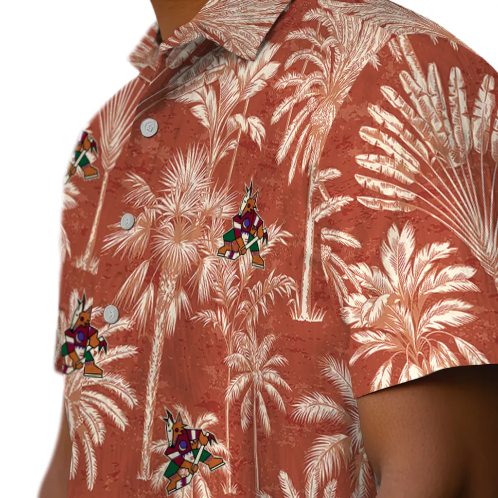 Arizona Coyotes Hawaiian Shirt - Vintage Palm Tree 8 Arizona Coyotes Hawaiian Shirt - Vintage Palm Tree - Image 8