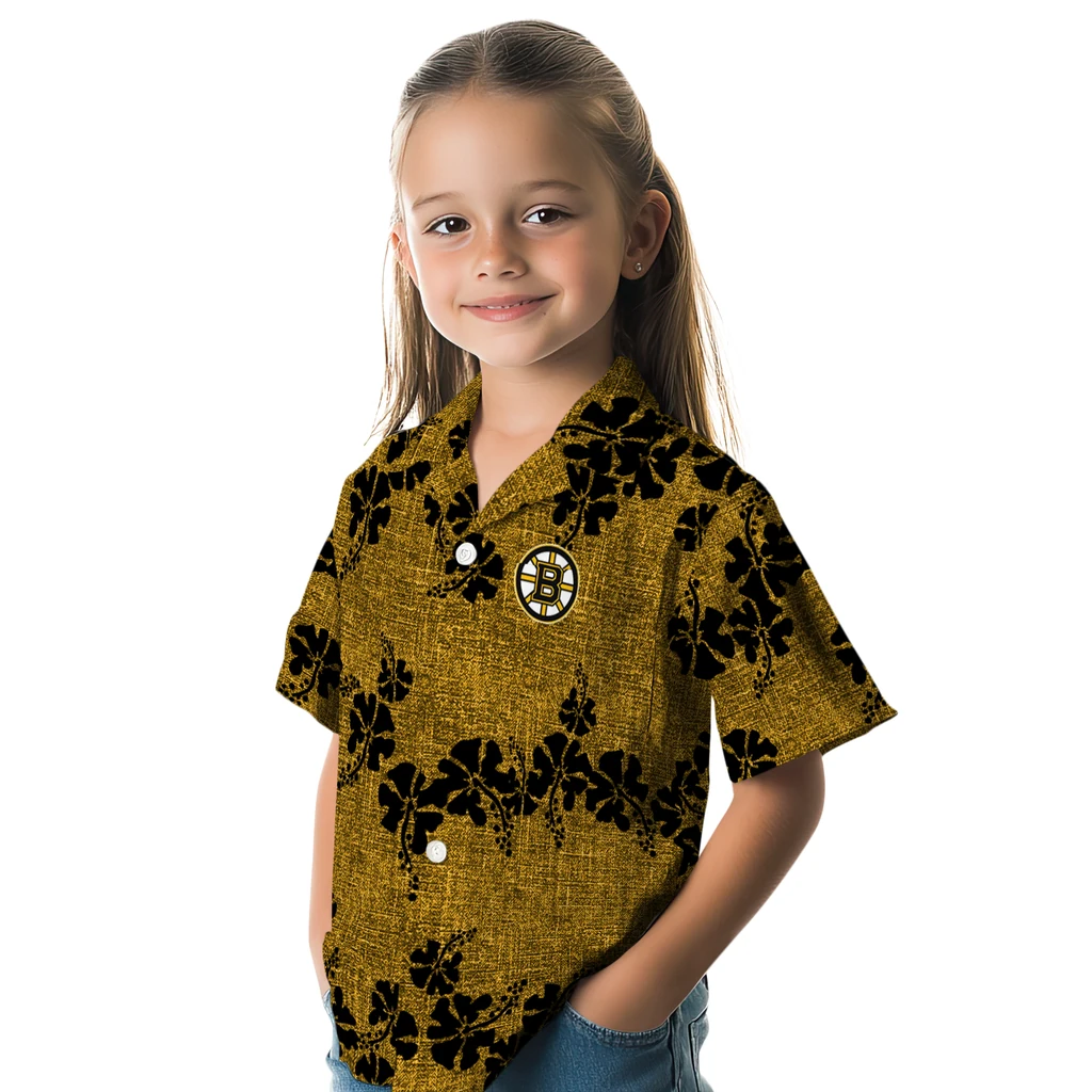 Boston Bruins Hawaiian Shirt - 50th State Flower 6 Boston Bruins Hawaiian Shirt - 50th State Flower - Image 6