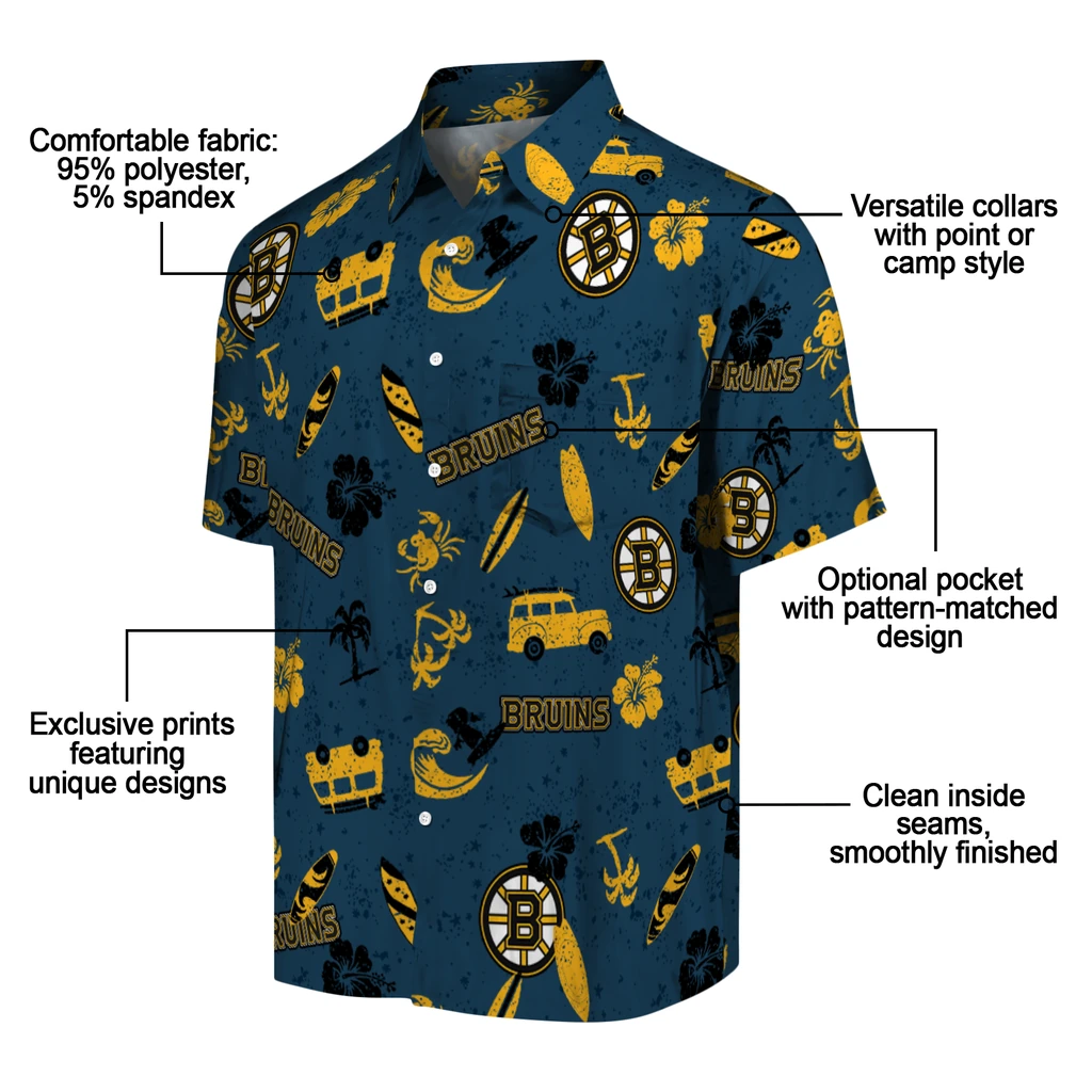 Boston Bruins Hawaiian Shirt - Beach Vibe 5 Boston Bruins Hawaiian Shirt - Beach Vibe - Image 5