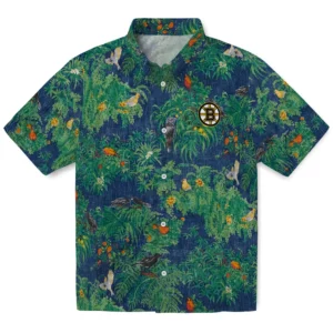 Boston Bruins Hawaiian Shirt - Bird Canopy