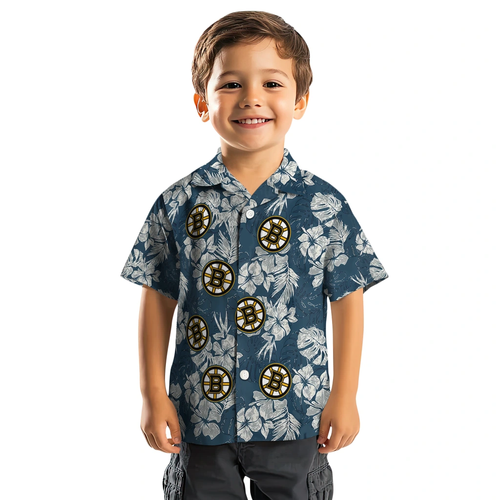 Boston Bruins Hawaiian Shirt - Hibiscus Flowers 7 Boston Bruins Hawaiian Shirt - Hibiscus Flowers - Image 7