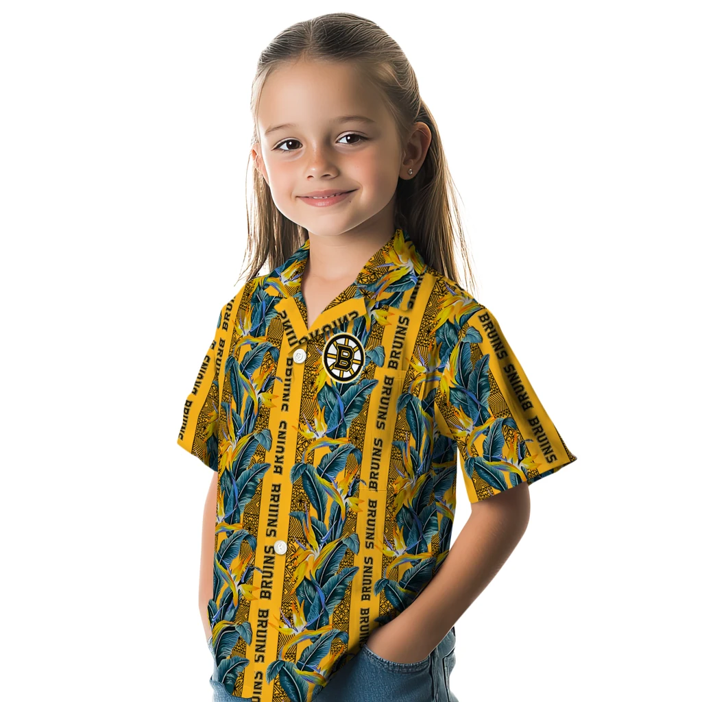 Boston Bruins Hawaiian Shirt - Paradise Vines 6 Boston Bruins Hawaiian Shirt - Paradise Vines - Image 6