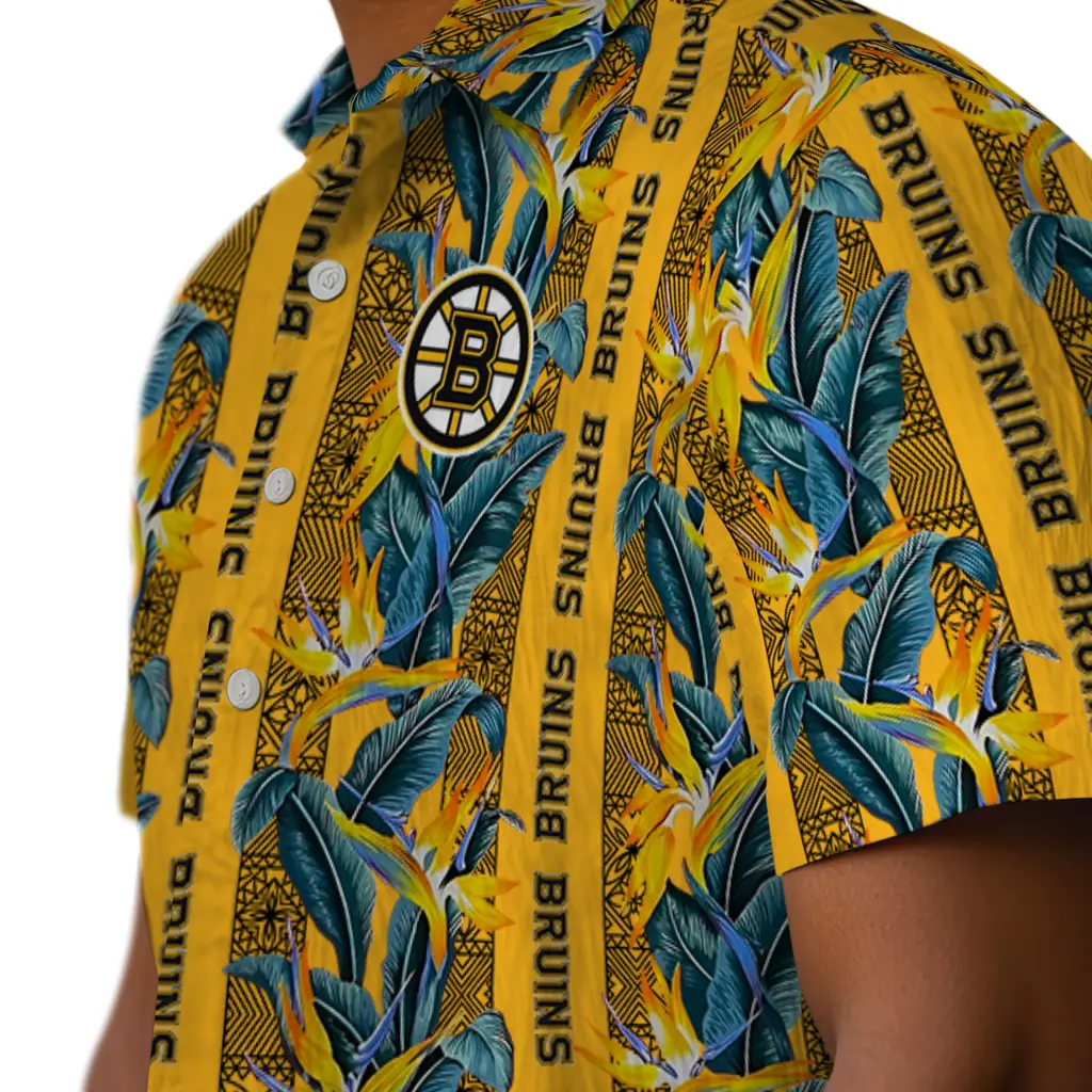 Boston Bruins Hawaiian Shirt - Paradise Vines 8 Boston Bruins Hawaiian Shirt - Paradise Vines - Image 8