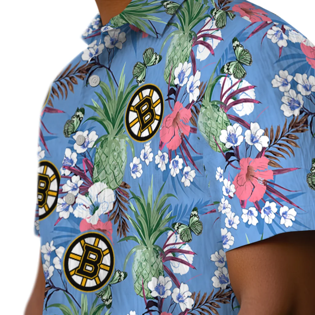 Boston Bruins Hawaiian Shirt - Pineapple Bouquet 8 Boston Bruins Hawaiian Shirt - Pineapple Bouquet - Image 8