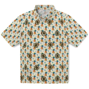 Boston Bruins Hawaiian Shirt - Pineapple Delight
