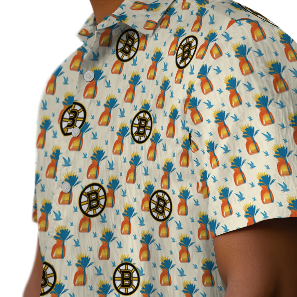 Boston Bruins Hawaiian Shirt - Pineapple Delight 8 Boston Bruins Hawaiian Shirt - Pineapple Delight - Image 8