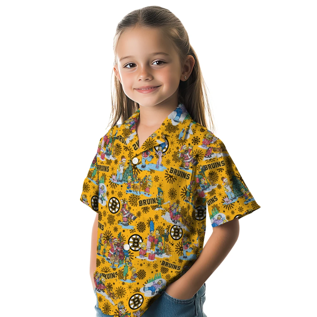 Boston Bruins Hawaiian Shirt - Simpsons Christmas 6 Boston Bruins Hawaiian Shirt - Simpsons Christmas - Image 6