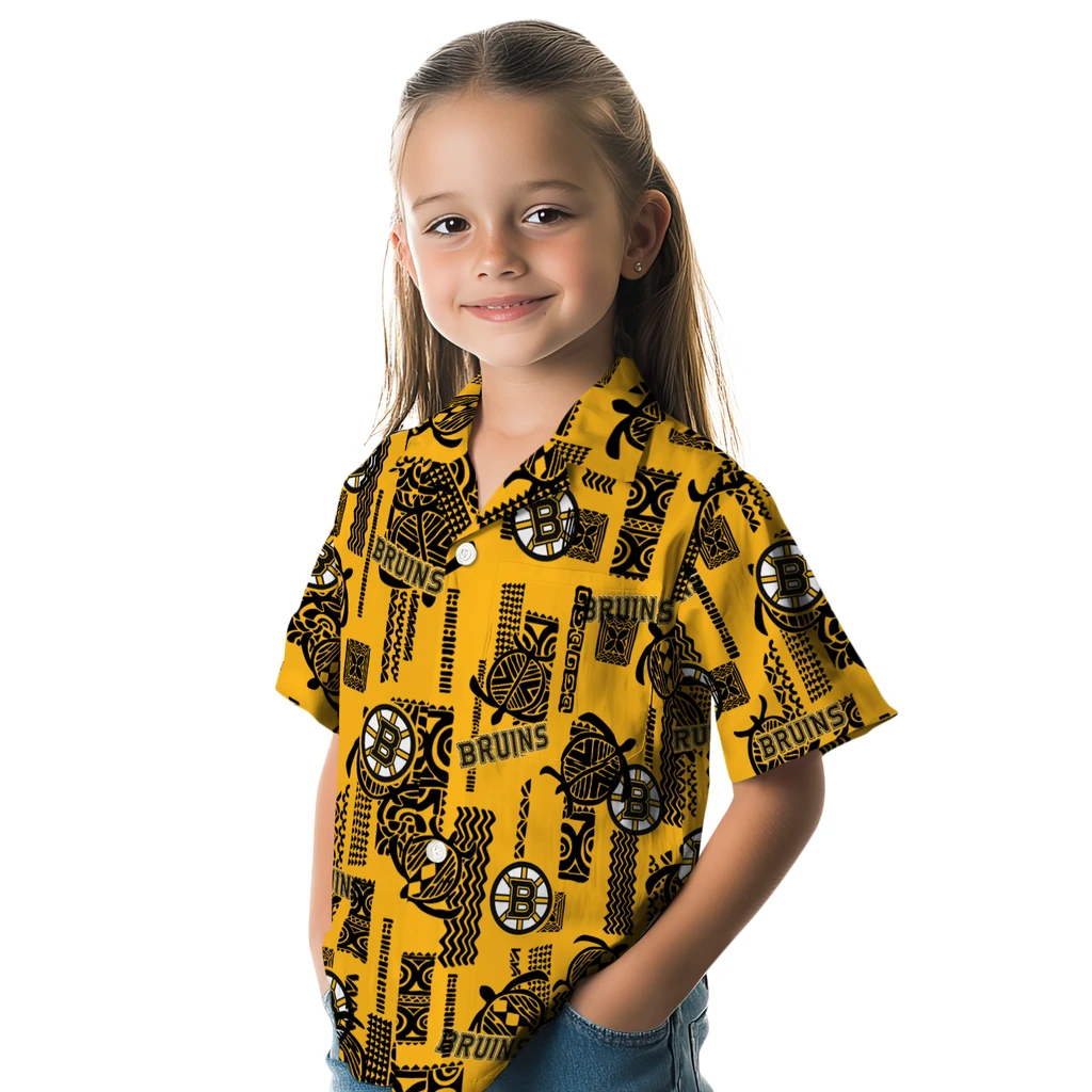 Boston Bruins Hawaiian Shirt - Turtle Lines 6 Boston Bruins Hawaiian Shirt - Turtle Lines - Image 6