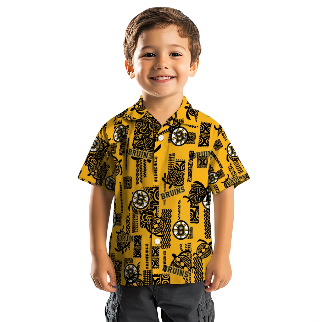 Boston Bruins Hawaiian Shirt - Turtle Lines 7 Boston Bruins Hawaiian Shirt - Turtle Lines - Image 7
