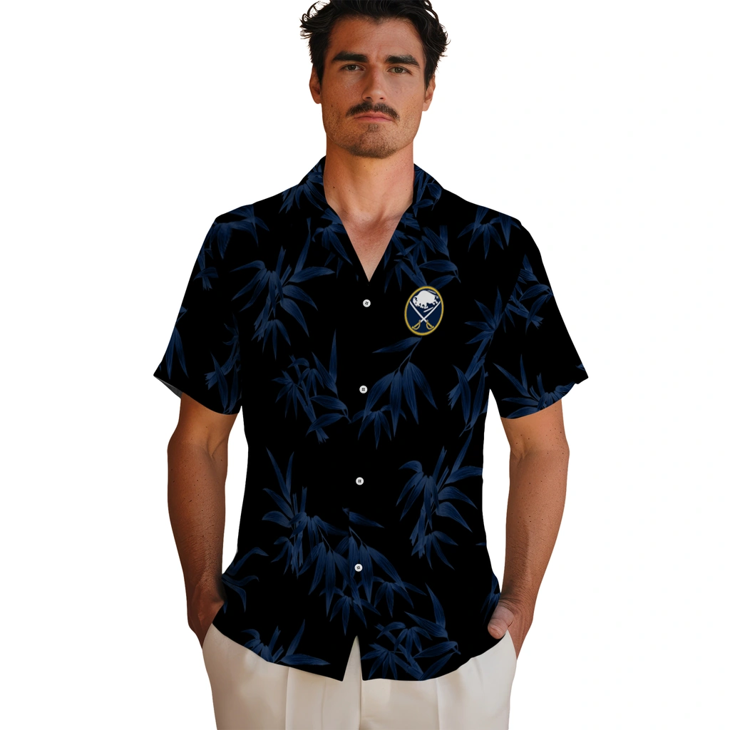Buffalo Sabres Hawaiian Shirt - Bamboo Branches 2 Buffalo Sabres Hawaiian Shirt - Bamboo Branches - Image 2