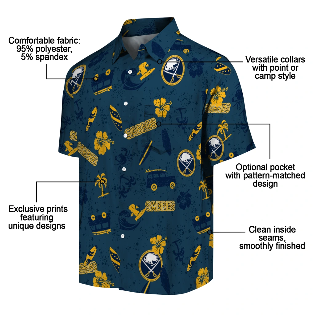 Buffalo Sabres Hawaiian Shirt - Beach Vibe 5 Buffalo Sabres Hawaiian Shirt - Beach Vibe - Image 5