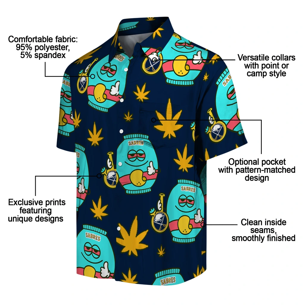 Buffalo Sabres Hawaiian Shirt - Chill Vibe 5 Buffalo Sabres Hawaiian Shirt - Chill Vibe - Image 5