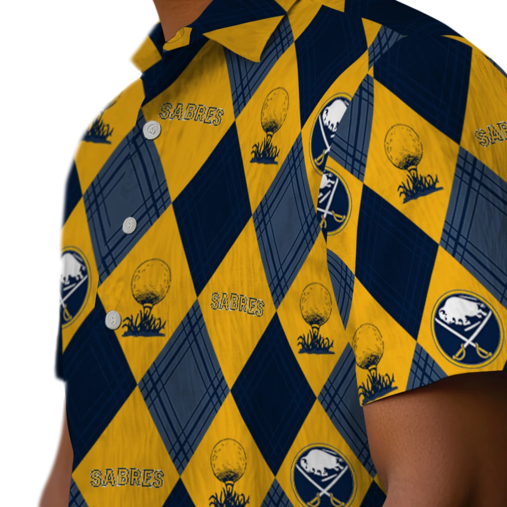 Buffalo Sabres Hawaiian Shirt - Golfing Plaid 8 Buffalo Sabres Hawaiian Shirt - Golfing Plaid - Image 8